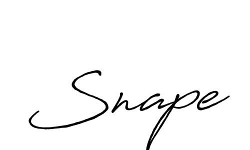 Create a beautiful signature design for name Snape. With this signature (Antro_Vectra_Bolder) fonts, you can make a handwritten signature for free. Snape signature style 7 images and pictures png