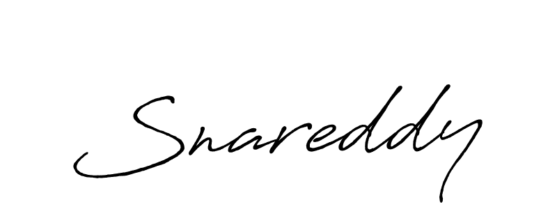 Use a signature maker to create a handwritten signature online. With this signature software, you can design (Antro_Vectra_Bolder) your own signature for name Snareddy. Snareddy signature style 7 images and pictures png