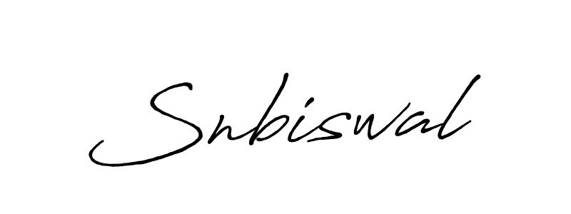 Design your own signature with our free online signature maker. With this signature software, you can create a handwritten (Antro_Vectra_Bolder) signature for name Snbiswal. Snbiswal signature style 7 images and pictures png