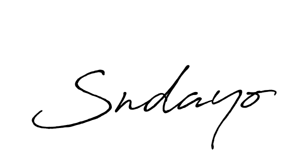 Also we have Sndayo name is the best signature style. Create professional handwritten signature collection using Antro_Vectra_Bolder autograph style. Sndayo signature style 7 images and pictures png