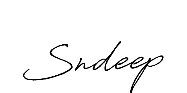 How to make Sndeep signature? Antro_Vectra_Bolder is a professional autograph style. Create handwritten signature for Sndeep name. Sndeep signature style 7 images and pictures png