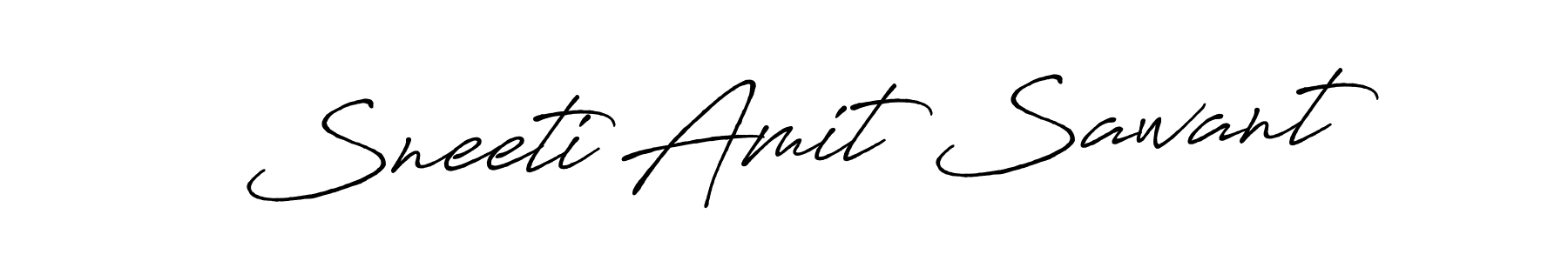 Also You can easily find your signature by using the search form. We will create Sneeti Amit Sawant name handwritten signature images for you free of cost using Antro_Vectra_Bolder sign style. Sneeti Amit Sawant signature style 7 images and pictures png