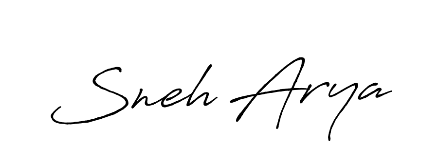 Once you've used our free online signature maker to create your best signature Antro_Vectra_Bolder style, it's time to enjoy all of the benefits that Sneh Arya name signing documents. Sneh Arya signature style 7 images and pictures png