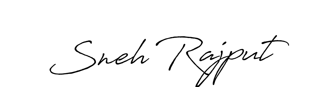 The best way (Antro_Vectra_Bolder) to make a short signature is to pick only two or three words in your name. The name Sneh Rajput include a total of six letters. For converting this name. Sneh Rajput signature style 7 images and pictures png
