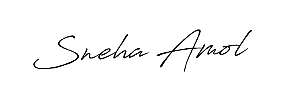 Design your own signature with our free online signature maker. With this signature software, you can create a handwritten (Antro_Vectra_Bolder) signature for name Sneha Amol. Sneha Amol signature style 7 images and pictures png