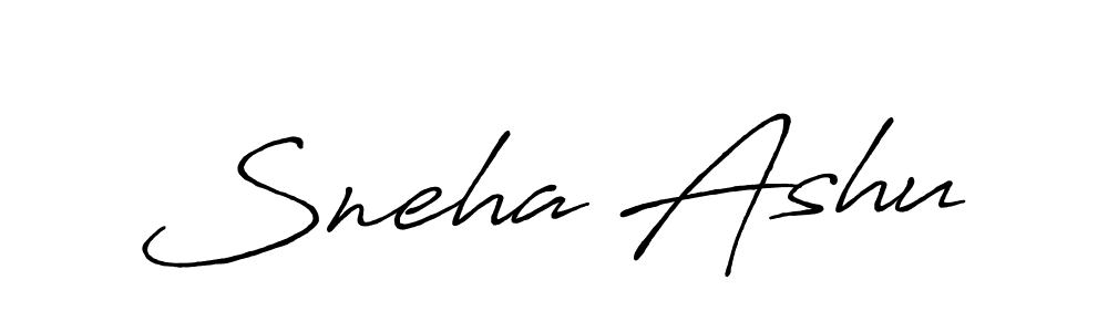 Similarly Antro_Vectra_Bolder is the best handwritten signature design. Signature creator online .You can use it as an online autograph creator for name Sneha Ashu. Sneha Ashu signature style 7 images and pictures png