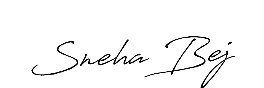 if you are searching for the best signature style for your name Sneha Bej. so please give up your signature search. here we have designed multiple signature styles  using Antro_Vectra_Bolder. Sneha Bej signature style 7 images and pictures png