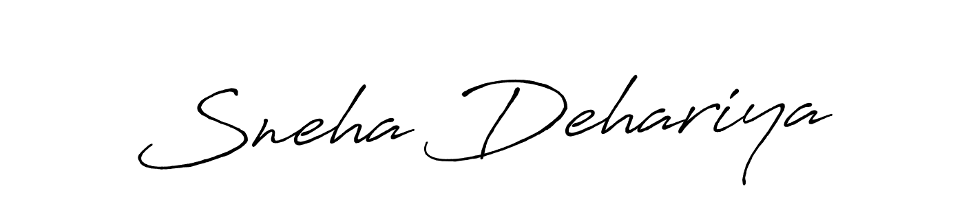 How to make Sneha Dehariya signature? Antro_Vectra_Bolder is a professional autograph style. Create handwritten signature for Sneha Dehariya name. Sneha Dehariya signature style 7 images and pictures png