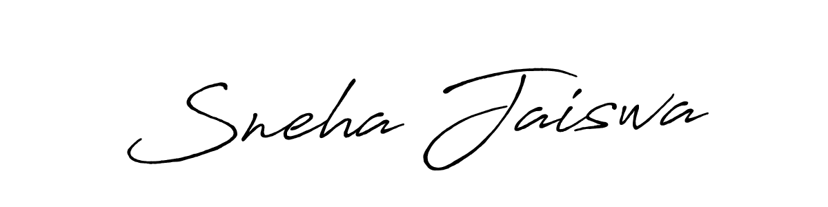 Also we have Sneha Jaiswa name is the best signature style. Create professional handwritten signature collection using Antro_Vectra_Bolder autograph style. Sneha Jaiswa signature style 7 images and pictures png