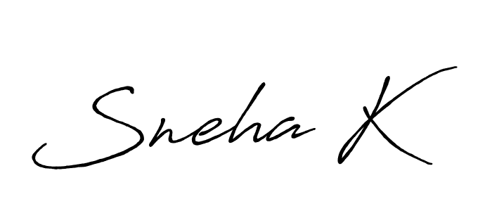 Make a beautiful signature design for name Sneha K. Use this online signature maker to create a handwritten signature for free. Sneha K signature style 7 images and pictures png