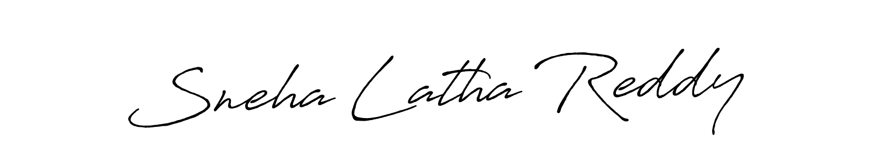 Antro_Vectra_Bolder is a professional signature style that is perfect for those who want to add a touch of class to their signature. It is also a great choice for those who want to make their signature more unique. Get Sneha Latha Reddy name to fancy signature for free. Sneha Latha Reddy signature style 7 images and pictures png