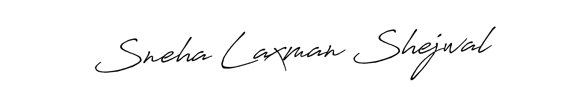 Make a short Sneha Laxman Shejwal signature style. Manage your documents anywhere anytime using Antro_Vectra_Bolder. Create and add eSignatures, submit forms, share and send files easily. Sneha Laxman Shejwal signature style 7 images and pictures png