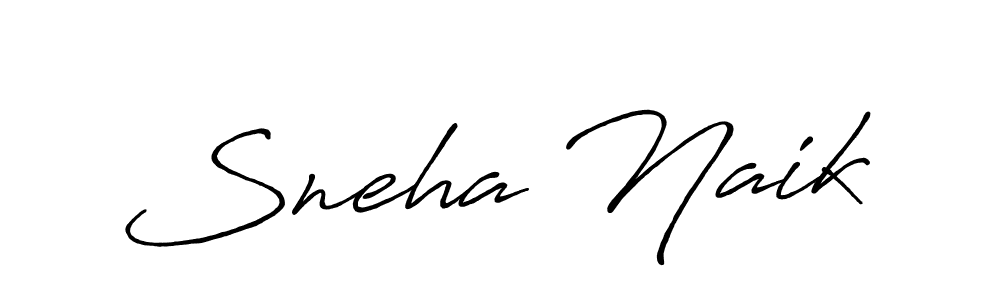 Design your own signature with our free online signature maker. With this signature software, you can create a handwritten (Antro_Vectra_Bolder) signature for name Sneha Naik. Sneha Naik signature style 7 images and pictures png