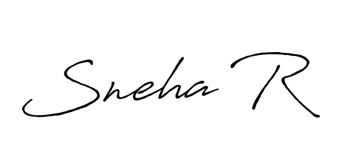 Also You can easily find your signature by using the search form. We will create Sneha R name handwritten signature images for you free of cost using Antro_Vectra_Bolder sign style. Sneha R signature style 7 images and pictures png