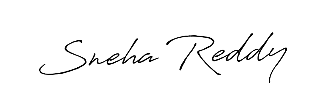 Create a beautiful signature design for name Sneha Reddy. With this signature (Antro_Vectra_Bolder) fonts, you can make a handwritten signature for free. Sneha Reddy signature style 7 images and pictures png