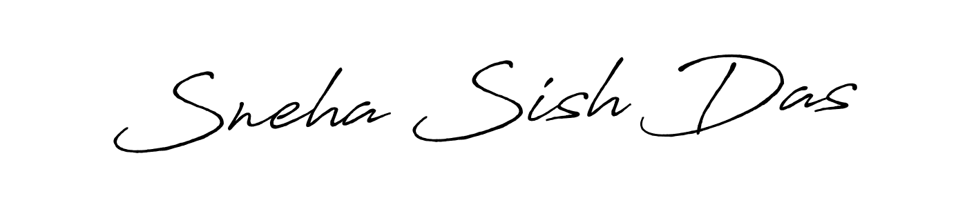 Create a beautiful signature design for name Sneha Sish Das. With this signature (Antro_Vectra_Bolder) fonts, you can make a handwritten signature for free. Sneha Sish Das signature style 7 images and pictures png