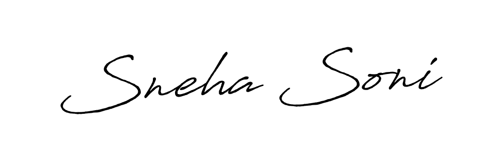 Make a short Sneha Soni signature style. Manage your documents anywhere anytime using Antro_Vectra_Bolder. Create and add eSignatures, submit forms, share and send files easily. Sneha Soni signature style 7 images and pictures png
