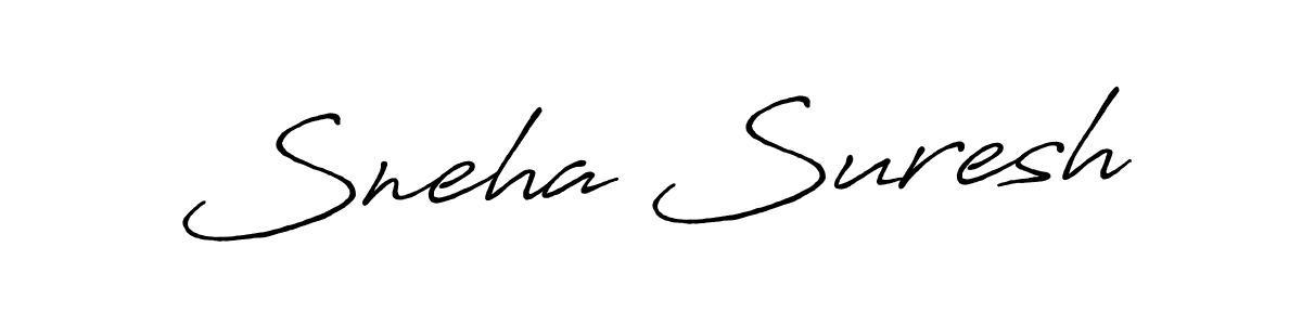 Make a short Sneha Suresh signature style. Manage your documents anywhere anytime using Antro_Vectra_Bolder. Create and add eSignatures, submit forms, share and send files easily. Sneha Suresh signature style 7 images and pictures png