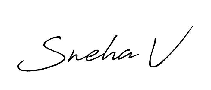 Here are the top 10 professional signature styles for the name Sneha V. These are the best autograph styles you can use for your name. Sneha V signature style 7 images and pictures png