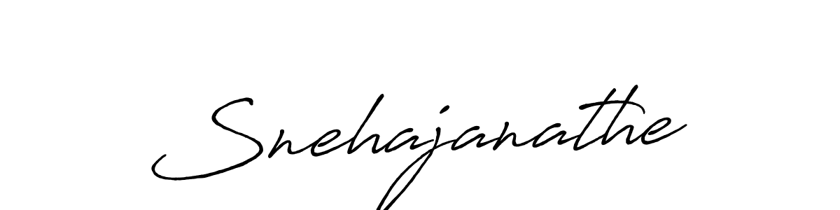 Use a signature maker to create a handwritten signature online. With this signature software, you can design (Antro_Vectra_Bolder) your own signature for name Snehajanathe. Snehajanathe signature style 7 images and pictures png