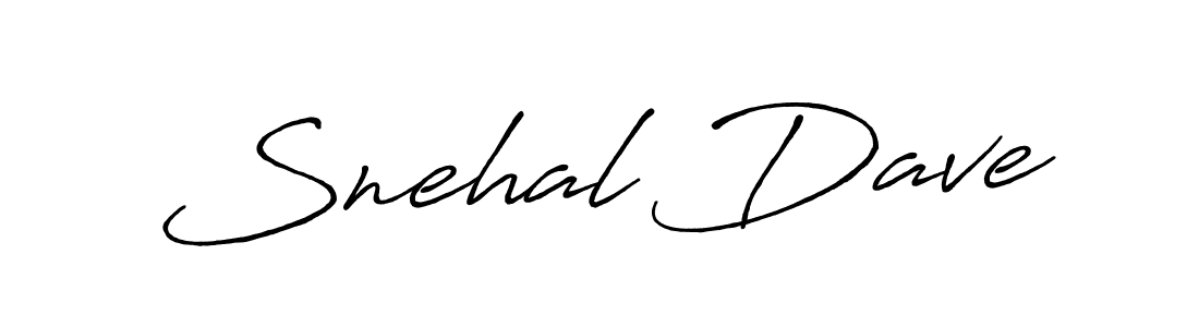 Also we have Snehal Dave name is the best signature style. Create professional handwritten signature collection using Antro_Vectra_Bolder autograph style. Snehal Dave signature style 7 images and pictures png
