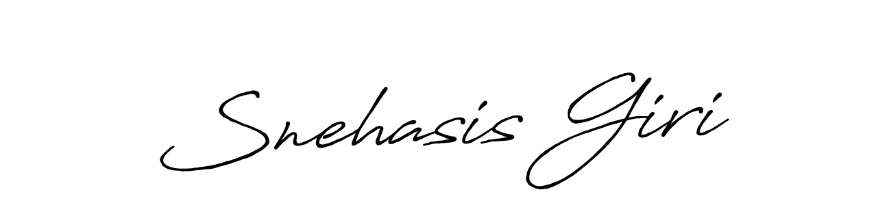 The best way (Antro_Vectra_Bolder) to make a short signature is to pick only two or three words in your name. The name Snehasis Giri include a total of six letters. For converting this name. Snehasis Giri signature style 7 images and pictures png