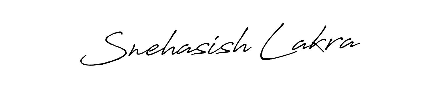Snehasish Lakra stylish signature style. Best Handwritten Sign (Antro_Vectra_Bolder) for my name. Handwritten Signature Collection Ideas for my name Snehasish Lakra. Snehasish Lakra signature style 7 images and pictures png