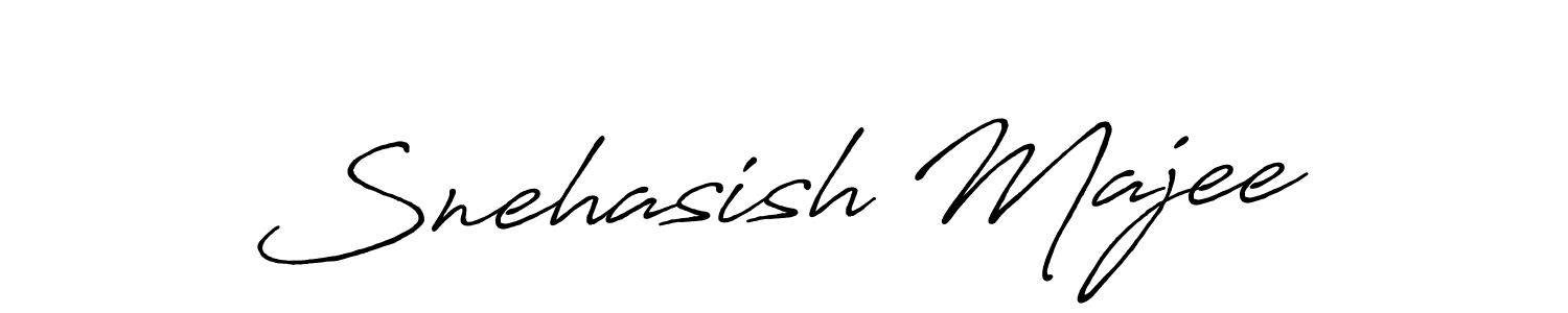 Design your own signature with our free online signature maker. With this signature software, you can create a handwritten (Antro_Vectra_Bolder) signature for name Snehasish Majee. Snehasish Majee signature style 7 images and pictures png