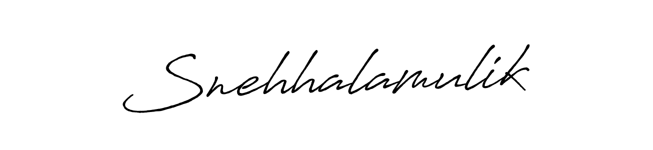 Once you've used our free online signature maker to create your best signature Antro_Vectra_Bolder style, it's time to enjoy all of the benefits that Snehhalamulik name signing documents. Snehhalamulik signature style 7 images and pictures png