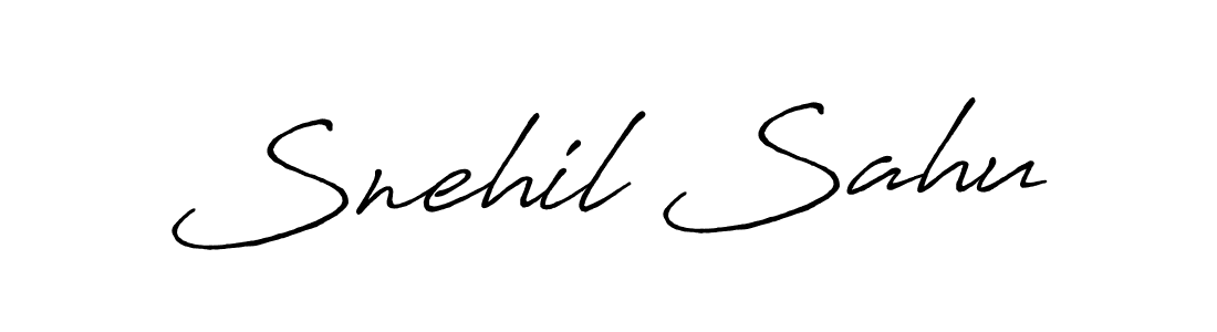 This is the best signature style for the Snehil Sahu name. Also you like these signature font (Antro_Vectra_Bolder). Mix name signature. Snehil Sahu signature style 7 images and pictures png