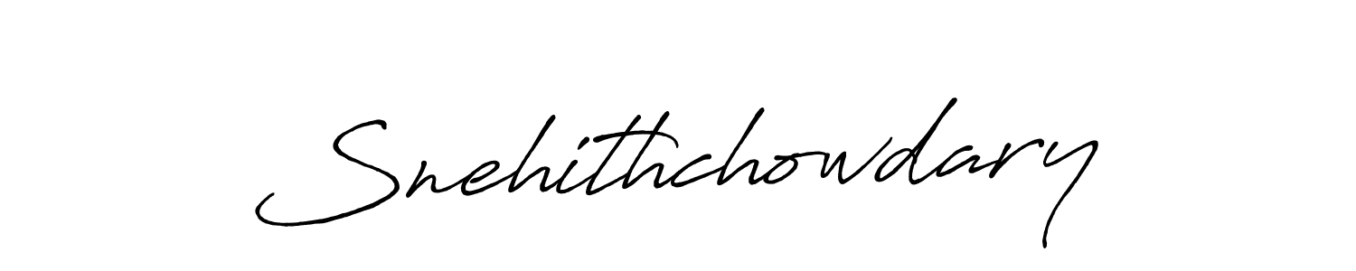 Make a beautiful signature design for name Snehithchowdary. Use this online signature maker to create a handwritten signature for free. Snehithchowdary signature style 7 images and pictures png