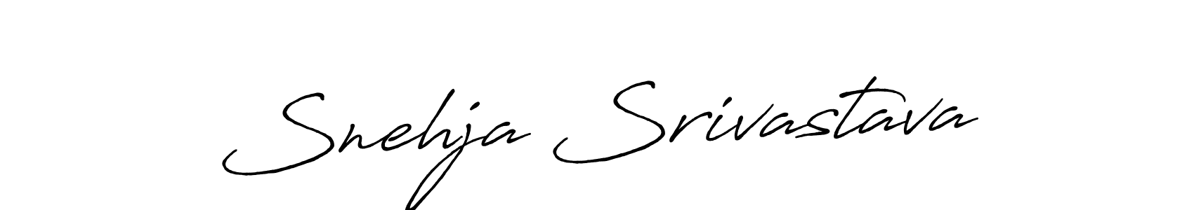 Make a short Snehja Srivastava signature style. Manage your documents anywhere anytime using Antro_Vectra_Bolder. Create and add eSignatures, submit forms, share and send files easily. Snehja Srivastava signature style 7 images and pictures png