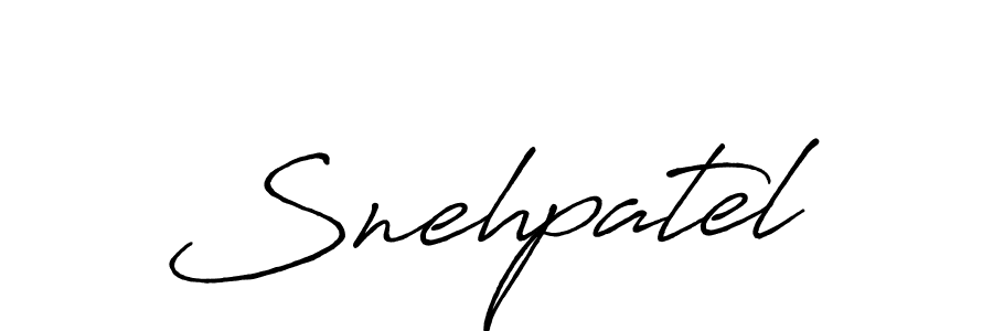 Also we have Snehpatel name is the best signature style. Create professional handwritten signature collection using Antro_Vectra_Bolder autograph style. Snehpatel signature style 7 images and pictures png