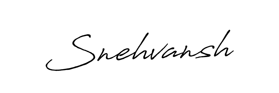 How to make Snehvansh name signature. Use Antro_Vectra_Bolder style for creating short signs online. This is the latest handwritten sign. Snehvansh signature style 7 images and pictures png