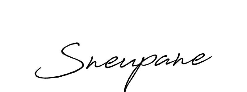 How to make Sneupane name signature. Use Antro_Vectra_Bolder style for creating short signs online. This is the latest handwritten sign. Sneupane signature style 7 images and pictures png