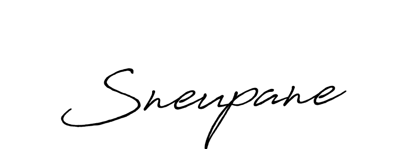 How to make Sneupane name signature. Use Antro_Vectra_Bolder style for creating short signs online. This is the latest handwritten sign. Sneupane signature style 7 images and pictures png