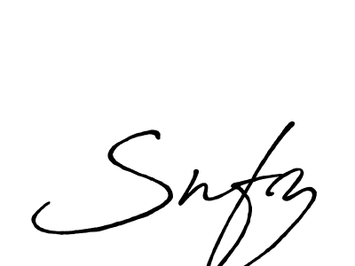 Also we have Snfz name is the best signature style. Create professional handwritten signature collection using Antro_Vectra_Bolder autograph style. Snfz signature style 7 images and pictures png