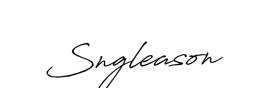 You should practise on your own different ways (Antro_Vectra_Bolder) to write your name (Sngleason) in signature. don't let someone else do it for you. Sngleason signature style 7 images and pictures png