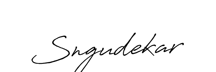 How to make Sngudekar name signature. Use Antro_Vectra_Bolder style for creating short signs online. This is the latest handwritten sign. Sngudekar signature style 7 images and pictures png