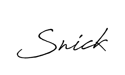 Once you've used our free online signature maker to create your best signature Antro_Vectra_Bolder style, it's time to enjoy all of the benefits that Snick name signing documents. Snick signature style 7 images and pictures png