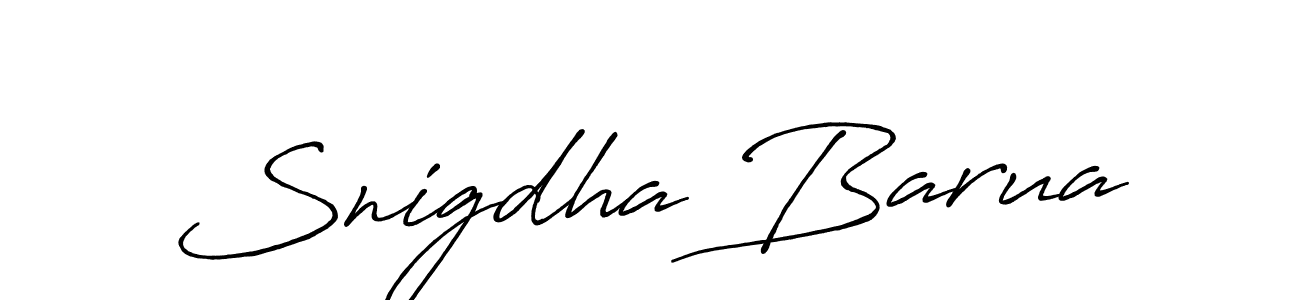 You can use this online signature creator to create a handwritten signature for the name Snigdha Barua. This is the best online autograph maker. Snigdha Barua signature style 7 images and pictures png