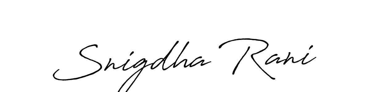 Here are the top 10 professional signature styles for the name Snigdha Rani. These are the best autograph styles you can use for your name. Snigdha Rani signature style 7 images and pictures png