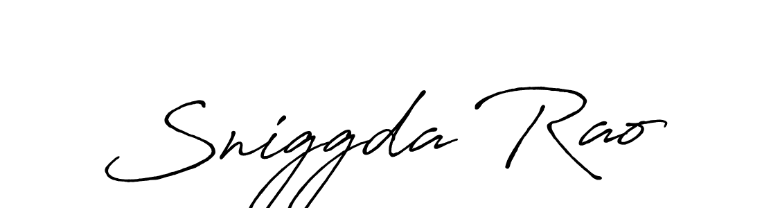 The best way (Antro_Vectra_Bolder) to make a short signature is to pick only two or three words in your name. The name Sniggda Rao include a total of six letters. For converting this name. Sniggda Rao signature style 7 images and pictures png