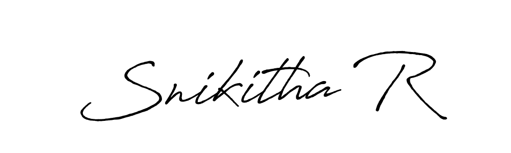 Best and Professional Signature Style for Snikitha R. Antro_Vectra_Bolder Best Signature Style Collection. Snikitha R signature style 7 images and pictures png