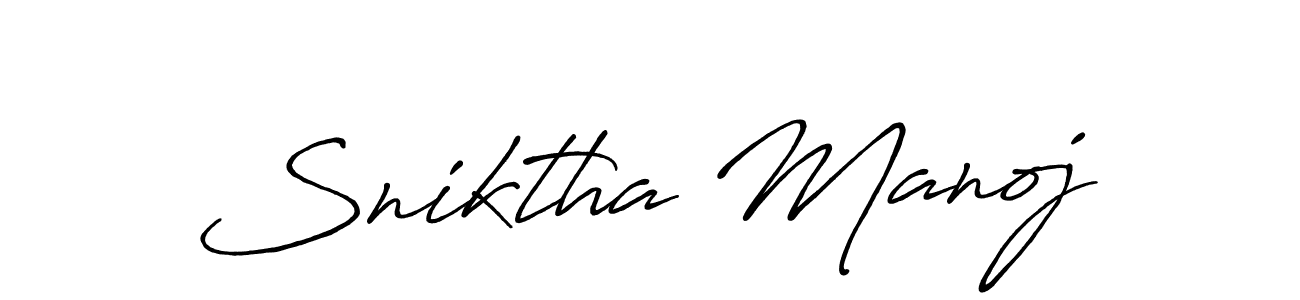 This is the best signature style for the Sniktha Manoj name. Also you like these signature font (Antro_Vectra_Bolder). Mix name signature. Sniktha Manoj signature style 7 images and pictures png