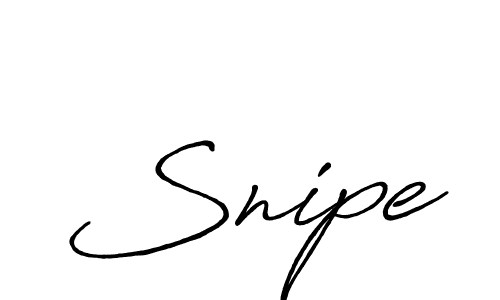 How to make Snipe signature? Antro_Vectra_Bolder is a professional autograph style. Create handwritten signature for Snipe name. Snipe signature style 7 images and pictures png