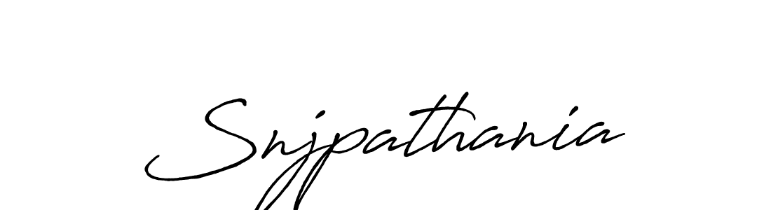 The best way (Antro_Vectra_Bolder) to make a short signature is to pick only two or three words in your name. The name Snjpathania include a total of six letters. For converting this name. Snjpathania signature style 7 images and pictures png