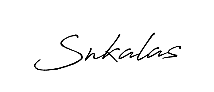 How to make Snkalas name signature. Use Antro_Vectra_Bolder style for creating short signs online. This is the latest handwritten sign. Snkalas signature style 7 images and pictures png