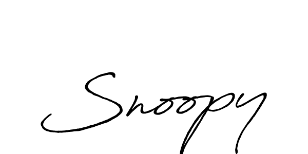 Snoopy stylish signature style. Best Handwritten Sign (Antro_Vectra_Bolder) for my name. Handwritten Signature Collection Ideas for my name Snoopy. Snoopy signature style 7 images and pictures png