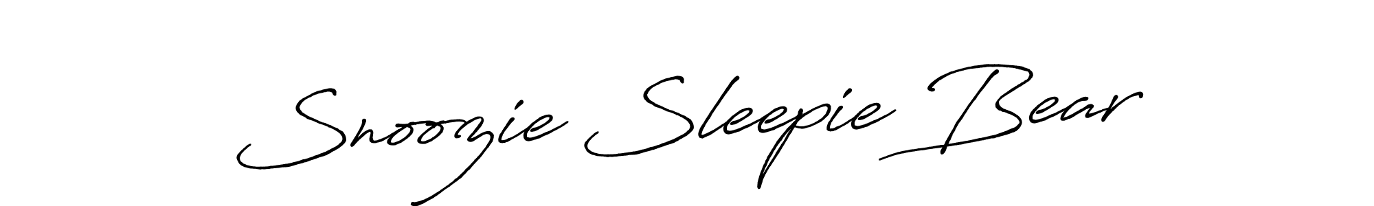 Similarly Antro_Vectra_Bolder is the best handwritten signature design. Signature creator online .You can use it as an online autograph creator for name Snoozie Sleepie Bear. Snoozie Sleepie Bear signature style 7 images and pictures png